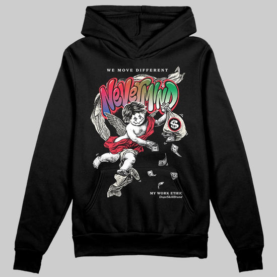 Jordan 11 Retro 285 Atlanta DopeSkill Hoodie Sweatshirt Nevermind Graphic Streetwear - Black