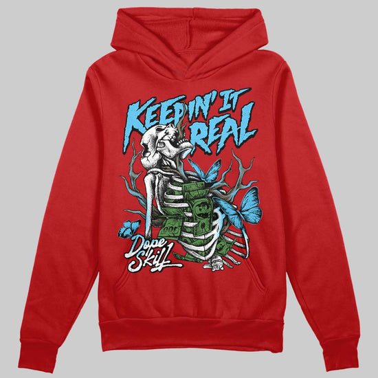 Red Sneakers DopeSkill Hoodie Sweatshirt Keepin' It Real Graphic Streetwear - Red