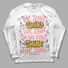 Jordan 3 GS “Red Stardust” DopeSkill Long Sleeve T-Shirt Grind Shine Graphic Streetwear - White 