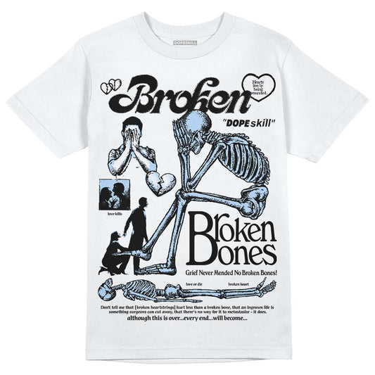 Jordan 6 “Reverse Oreo” DopeSkill T-Shirt Broken Bones Graphic Streetwear - White