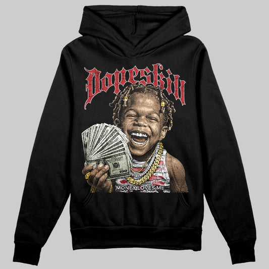 Jordan 8 Retro Bugs Bunny (2025) DopeSkill Hoodie Sweatshirt Money Loves Me Graphic Streetwear - black