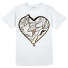 Jordan 5 SE “Sail” DopeSkill T-Shirt Heart Jordan 5 Graphic Streetwear - White