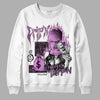 Jordan 2 “Mauve/Off-Noir” DopeSkill Sweatshirt Drip'n Never Tripp'n Graphic Streetwear - White