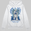 Jordan 12 “Blueberry” DopeSkill Hoodie Sweatshirt Angels Graphic Streetwear - White