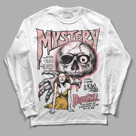 Jordan 3 GS “Red Stardust” DopeSkill Long Sleeve T-Shirt Mystery Ghostly Grasp Graphic Streetwear - White 