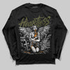 Jordan 5 "Olive" DopeSkill Long Sleeve T-Shirt Heartless Graphic Streetwear - Black