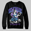 PURPLE Sneakers DopeSkill Sweatshirt Self Made Graphic Streetwear - Black
