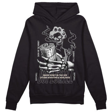 Dunk Low Cool Grey DopeSkill Hoodie Sweatshirt Show Me The Money Graphic Streetwear - Black