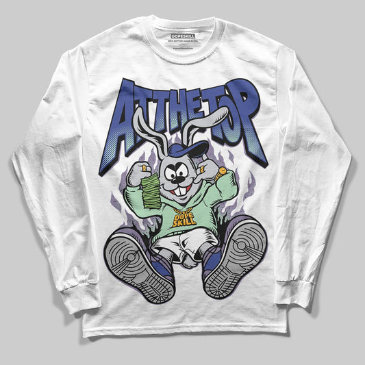 Jordan 1 Retro Low OG Zion Williamson Voodoo Alternate DopeSkill Long Sleeve T-Shirt At The Top Graphic Streetwear - White 