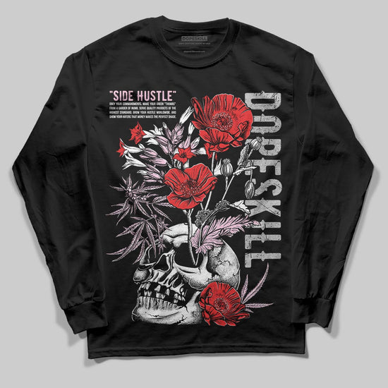 Awake NY x Air Jordan 5 Arctic Pink DopeSkill Long Sleeve T-Shirt Side Hustle Graphic Streetwear - Black