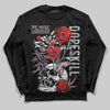 Awake NY x Air Jordan 5 Arctic Pink DopeSkill Long Sleeve T-Shirt Side Hustle Graphic Streetwear - Black