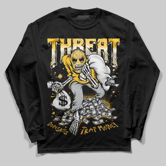 Jordan 12 "Phantom" DopeSkill Long Sleeve T-Shirt Threat Graphic Streetwear - Black