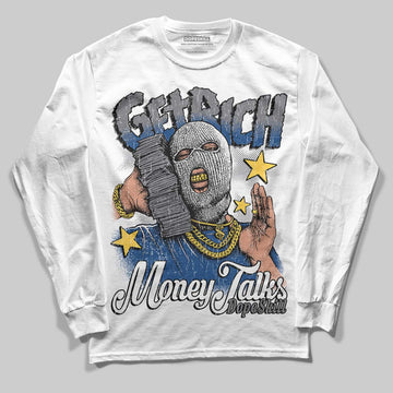 Jordan 9 Retro 'Flint Grey' 2026 DopeSkill Long Sleeve T-Shirt Get Rich Graphic Streetwear - White 