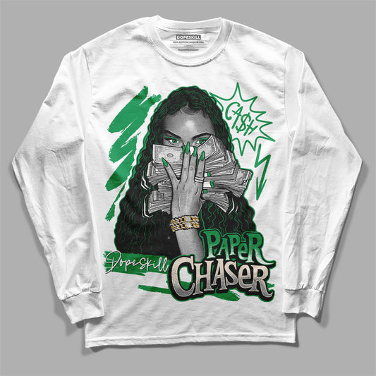 Jordan 3 WMNS “Lucky Green” DopeSkill Long Sleeve T-Shirt NPC Graphic Streetwear - White