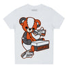 Jordan 3 Georgia Peach DopeSkill Toddler Kids T-shirt Sneakerhead BEAR Graphic Streetwear - White