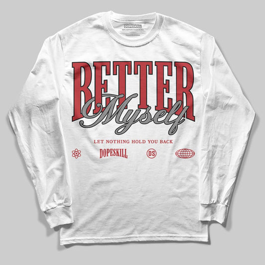 Jordan 8 Retro Bugs Bunny (2025) DopeSkill Long Sleeve T-Shirt Better Myself Graphic Streetwear - White