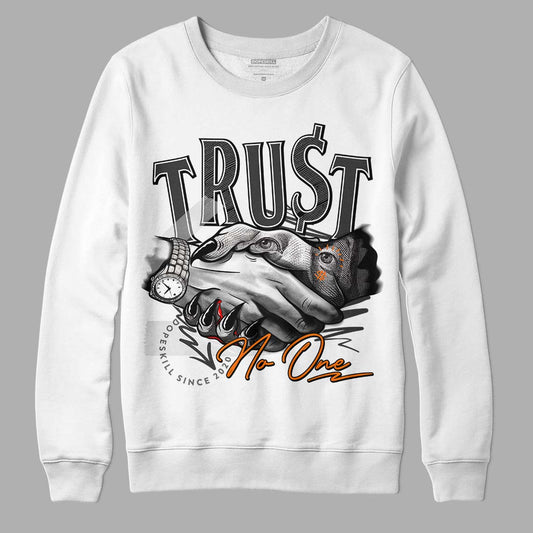 Jordan 3 Retro 'Fear Pack' DopeSkill Sweatshirt Trust No One Graphic Streetwear - White