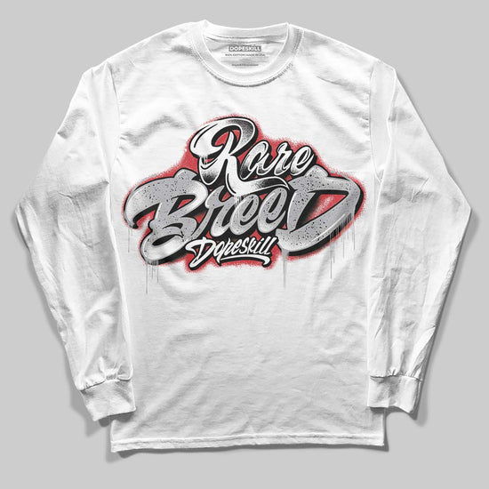 Jordan 4 OG “White Cement” DopeSkill Long Sleeve T-Shirt Rare Breed Type Graphic Streetwear - White