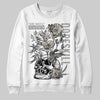 Jordan 3 Retro Pure Money DopeSkill Sweatshirt Side Hustle Graphic Streetwear - White 