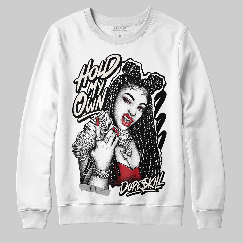 Nigel Sylvester x Jordan 1 Low OG “Nitro” DopeSkill Sweatshirt New H.M.O Graphic Streetwear - White