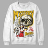 Yellow Sneakers DopeSkill Sweatshirt Mystery Ghostly Grasp Graphic Streetwear - White