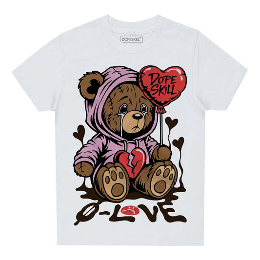 Jordan 11 Retro Neapolitan DopeSkill Toddler Kids T-shirt Broken Bear Graphic Streetwear