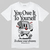 Grey Sneakers DopeSkill T-Shirt Owe It To Yourself Graphic Streetwear - White