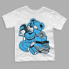 Jordan 1 High Retro OG “University Blue” DopeSkill Toddler Kids T-shirt Bear Steals Sneaker Graphic Streetwear - White 