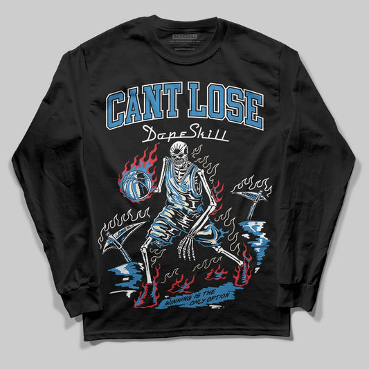 Jordan 3 Retro OG Rare Air DopeSkill Long Sleeve T-Shirt Cant Lose Graphic Streetwear - Black