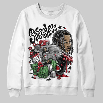 Jordan 14 Retro ‘Black Toe’ DopeSkill Sweatshirt Stressless Graphic Streetwear - White