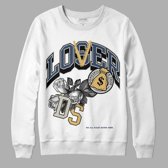 A Ma Maniere x Jordan 5 Dawn “Photon Dust” DopeSkill Sweatshirt Loser Lover Graphic Streetwear - White