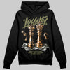 Olive Sneakers DopeSkill Hoodie Loyalty Graphic Streetwear - Black