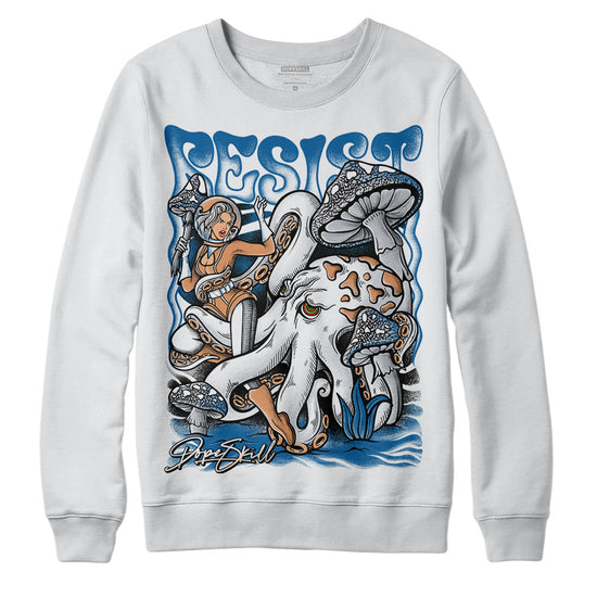 Jordan 3 Retro Wizards DopeSkill Sweatshirt Resist Graphic Streetwear - White 