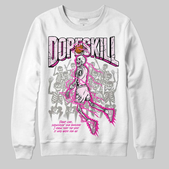 Dunk Low Triple Pink DopeSkill Sweatshirt Thunder Dunk Graphic Streetwear - White 