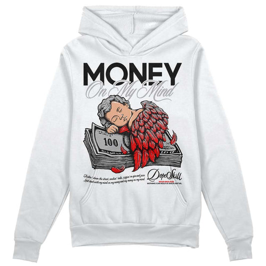 Jordan 1 Low OG “Shadow” DopeSkill Hoodie Sweatshirt MOMM Graphic Streetwear - White