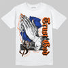 Dunk Low Futura Orange Blaze DopeSkill T-Shirt Trust God Graphic Streetwear - White 