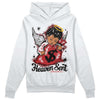 Jordan 12 “Red Taxi” DopeSkill Hoodie Sweatshirt Heaven Sent Graphic Streetwear - WHite