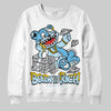 Jordan 11 Retro Legend Blue DopeSkill Sweatshirt Born To Be Rich Graphic Streetwear - White