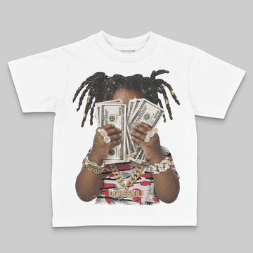 Jordan 8 Retro Bugs Bunny (2025) DopeSkill Toddler Kids T-shirt Rich Youth Graphic Streetwear - White 