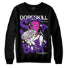 PURPLE Sneakers DopeSkill Sweatshirt Stay It Busy Graphic Streetwear - Black