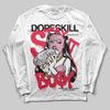 Dunk Low Valentine's Day (2026) DopeSkill Long Sleeve T-Shirt Stay It Busy Graphic Streetwear - White