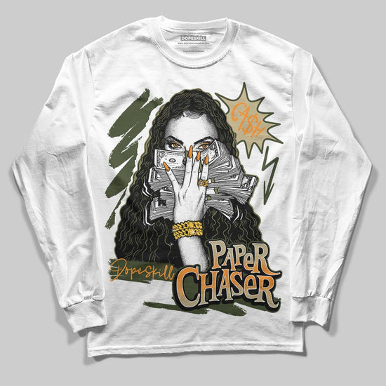 Olive Sneakers DopeSkill Long Sleeve T-Shirt NPC Graphic Streetwear - White