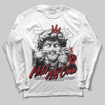 Jordan 1 High OG “Ruby” DopeSkill Long Sleeve T-Shirt In My Way Graphic Streetwear - White