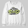 Jordan 5 “Luminous Green” DopeSkill Sweatshirt Rare Breed Type Graphic Streetwear - White