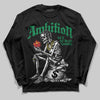 Green Sneakers DopeSkill Long Sleeve T-Shirt Ambition Graphic Streetwear - Black