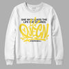 Jordan 11 Low 'Yellow Snakeskin' DopeSkill Sweatshirt Queen Graphic Streetwear - White