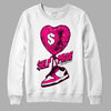 Jordan 1 Low GS “Fierce Pink” Dopeskill Sweatshirt Self Made Graphic Streetwear - White 