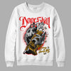 Red Sneakers DopeSkill Sweatshirt Money Loves Me Graphic Streetwear - White