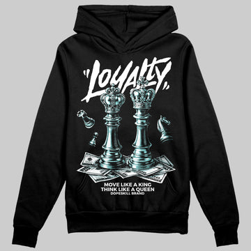 Black and White Sneakers DopeSkill Hoodie Loyalty Graphic Streetwear - Black