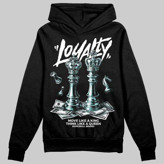 Black and White Sneakers DopeSkill Hoodie Loyalty Graphic Streetwear - Black